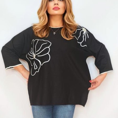 Свитер Romeo life (54-58) RL968 black (деми) Romeo life RL968 black