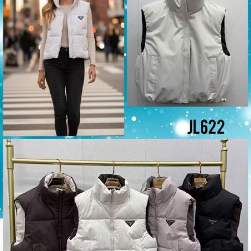 Жилетка Dorimodes (M-2XL) JL622 white (деми) Dorimodes JL622 white