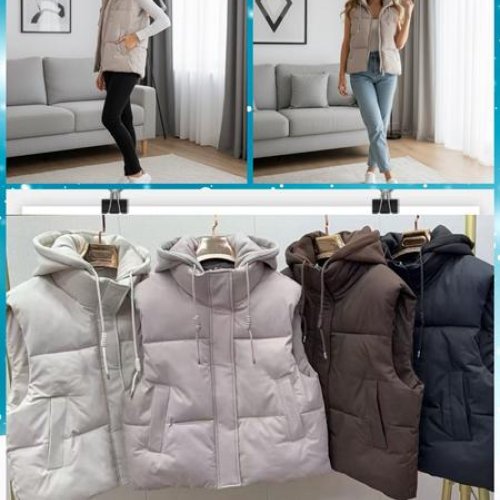 Жилетка Dorimodes (M-2XL) JL627-24 beige (деми) Dorimodes JL627-24 beige