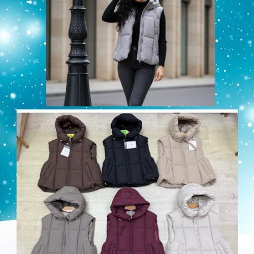 Жилетка Dorimodes (M-2XL) JL803 brown (деми) Dorimodes JL803 brown