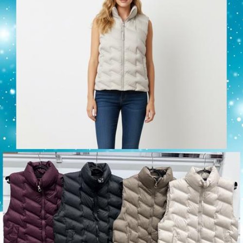 Жилетка Dorimodes (M-2XL) JL948 beige (деми) Dorimodes JL948 beige