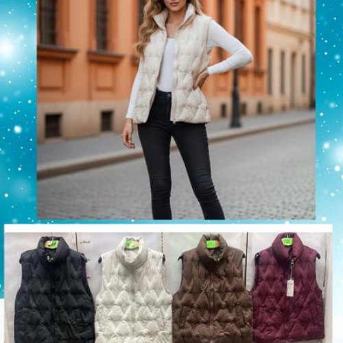 Жилетка Dorimodes (M-2XL) JL989 beige (деми) Dorimodes JL989 beige