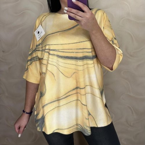 Американка LeVisha (52-58) 26125 yellow (деми) LeVisha 26125 yellow