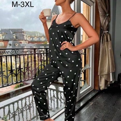 Пижама Brilliant (50-58) 70275 black (лето) Brilliant 70275 black