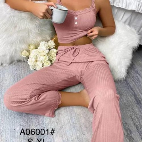 Пижама Brilliant (42-48) A06001 powder (лето) Brilliant A06001 powder