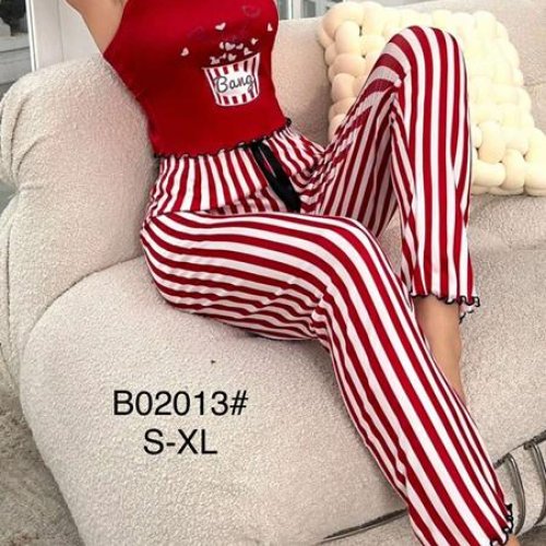 Пижама Brilliant (42-48) B02013 red (лето) Brilliant B02013 red