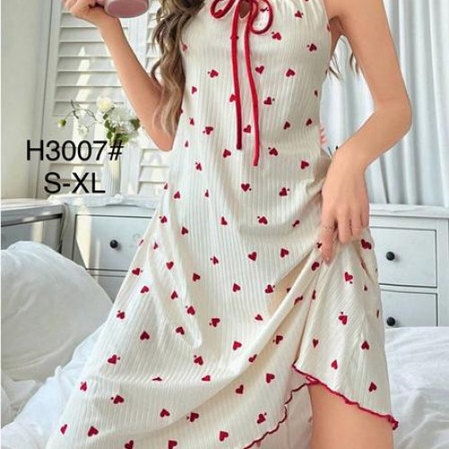 Ночнушка Brilliant (S-XL) H3007 white (лето) Brilliant H3007 white