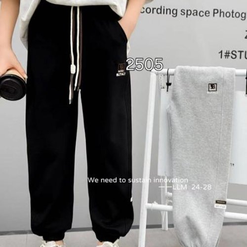 Штаны спорт Фунтик (6-10) 2505 black (деми) Фунтик 2505 black