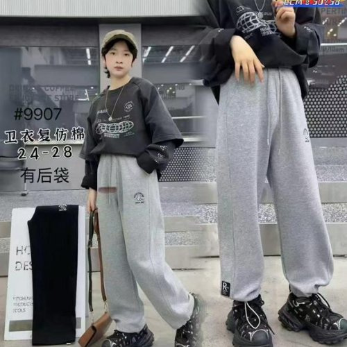 Штаны спорт Фунтик (6-10) 9907 grey (деми) Фунтик 9907 grey