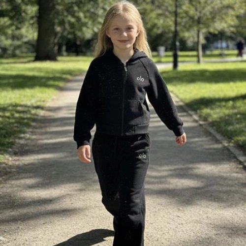 Костюм спорт Yalisi (120-170) 5843 black (деми) Yalisi 5843 black