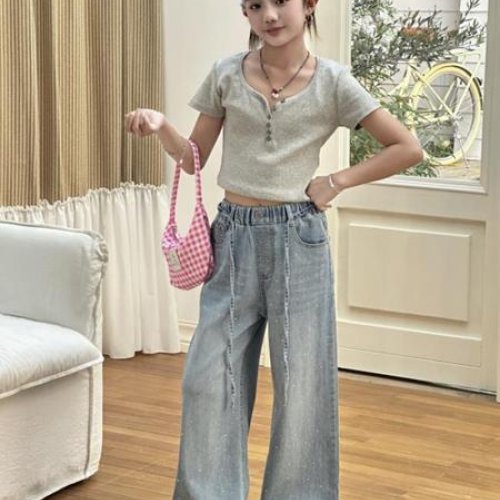 Джинсы Yalisi (120-170) 9079 l.blue (деми) Yalisi 9079 l.blue