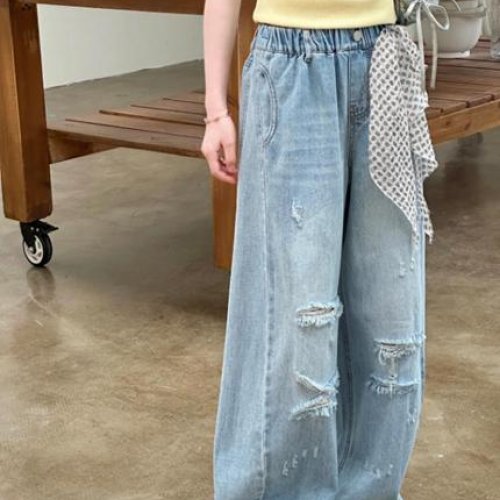 Джинсы Yalisi (120-170) 9082 l.blue (деми) Yalisi 9082 l.blue