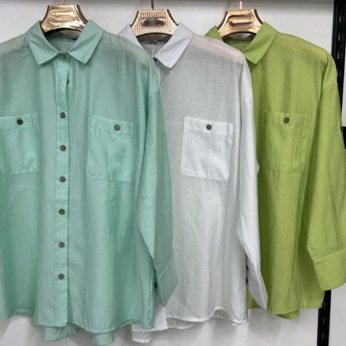 Рубашка DGMD (S-XL) 17052410 green (деми) DGMD 17052410 green