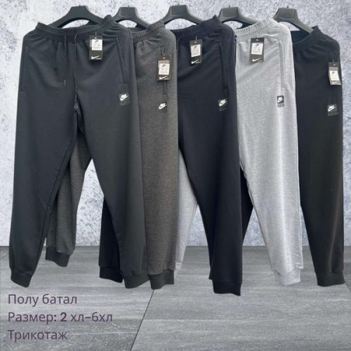 Штаны спорт Hai (2XL-6XL) H972 navy (деми) Hai H972 navy