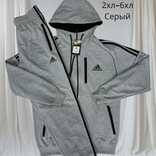 Костюм спорт Hai (2XL-6XL) H1010 grey (деми) Hai H1010 grey