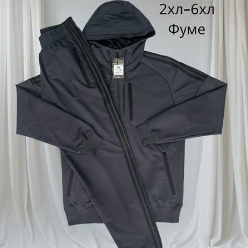 Костюм спорт Hai (2XL-6XL) H1011 d.grey (деми) Hai H1011 d.grey