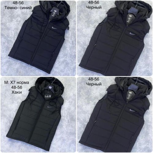 Жилетка Shon (48-56) X7 black-grey (деми) Shon X7 black-grey