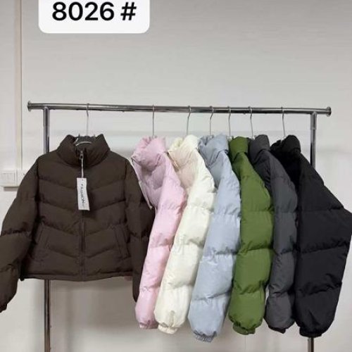 Куртка Oukali (M-XL) 8026 pink (деми) Oukali 8026 pink