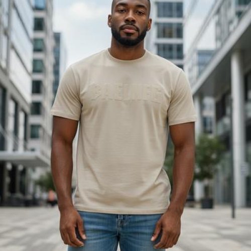 Футболка 2BRO (M-3XL) 26016 beige (лето) 2BRO 26016 beige