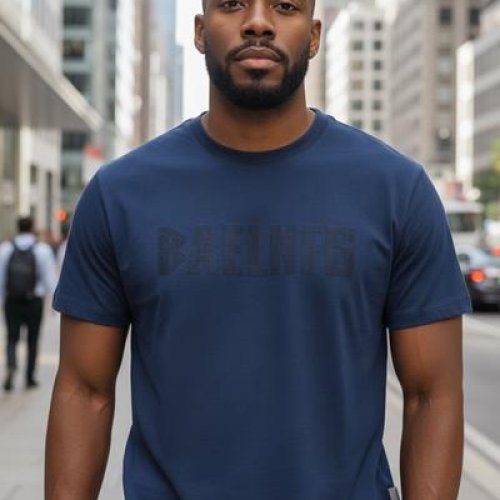 Футболка 2BRO (M-3XL) 26016 blue (лето) 2BRO 26016 blue