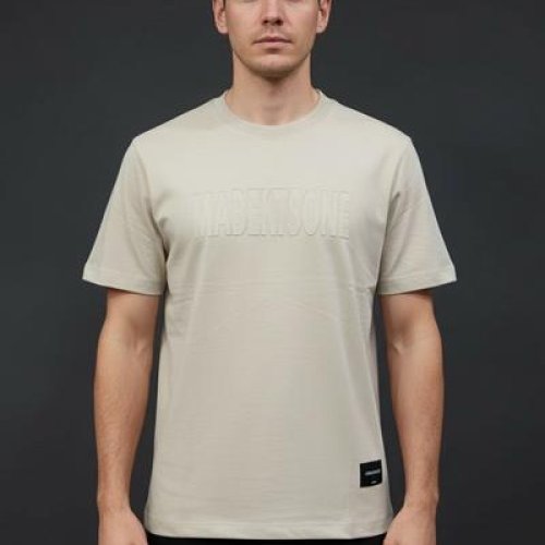Футболка 2BRO (M-3XL) 26019 beige (лето) 2BRO 26019 beige