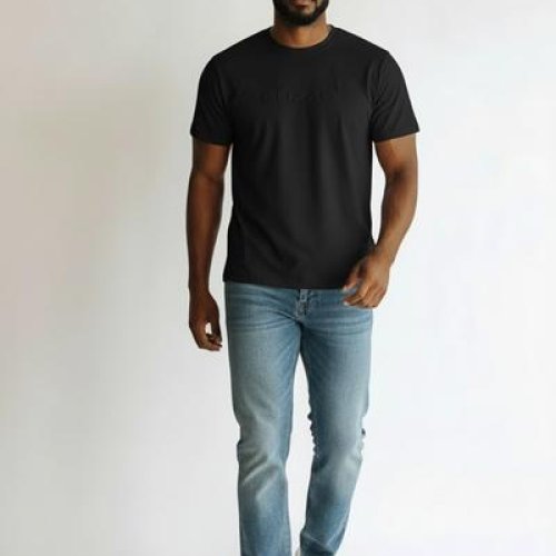 Футболка 2BRO (M-3XL) 26049 black (лето) 2BRO 26049 black