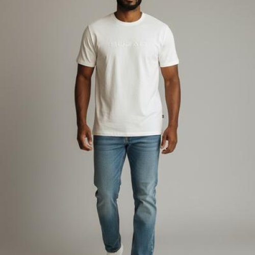 Футболка 2BRO (M-3XL) 26049 white (лето) 2BRO 26049 white