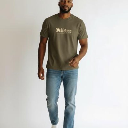 Футболка 2BRO (M-3XL) 26084 khaki (лето) 2BRO 26084 khaki