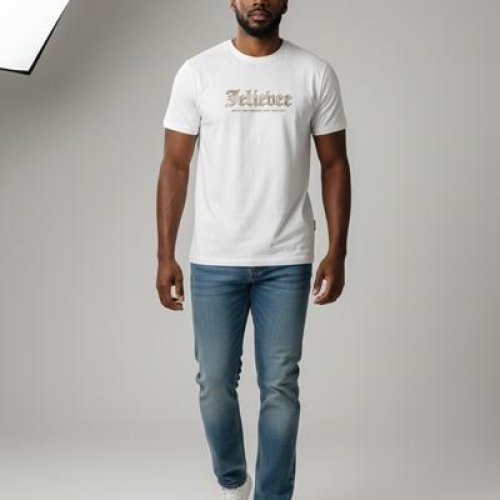 Футболка 2BRO (M-3XL) 26084 white (лето) 2BRO 26084 white
