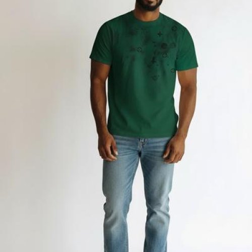 Футболка 2BRO (M-3XL) 26102 green (лето) 2BRO 26102 green