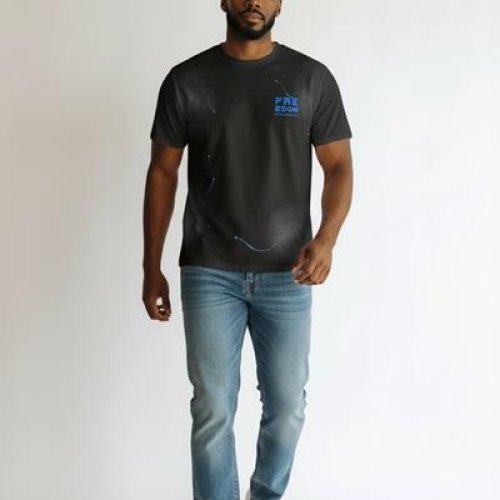 Футболка 2BRO (M-3XL) 5508 black (лето) 2BRO 5508 black