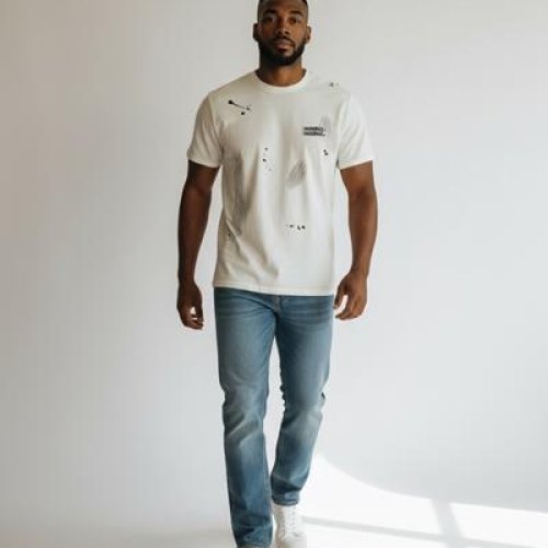 Футболка 2BRO (M-3XL) 5522 white (лето) 2BRO 5522 white