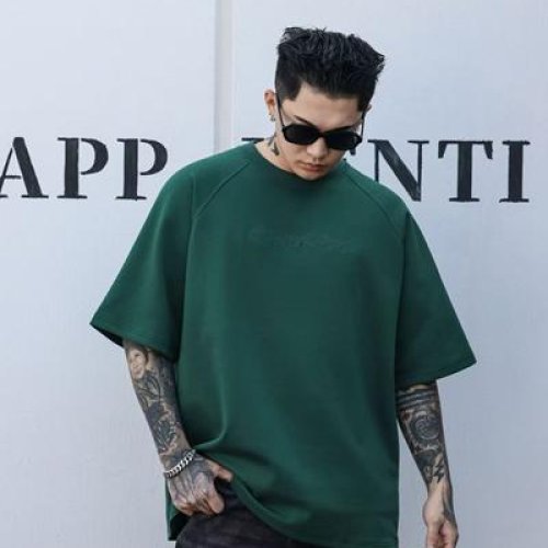 Футболка 2BRO (M-3XL) 82638 green (лето) 2BRO 82638 green