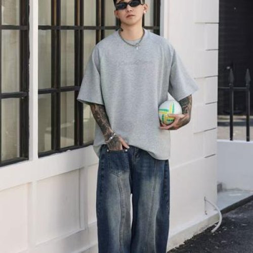 Футболка 2BRO (M-3XL) 82638 grey (лето) 2BRO 82638 grey