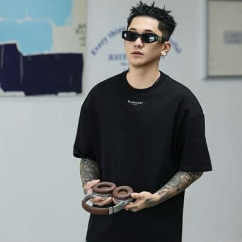 Футболка 2BRO (M-3XL) 82677 black (лето) 2BRO 82677 black