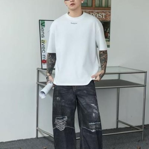 Футболка 2BRO (M-3XL) 82677 white (лето) 2BRO 82677 white