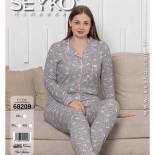 Пижама Disneyopt (2XL-4XL) DS448-68209 grey (деми) Disneyopt DS448-68209 grey