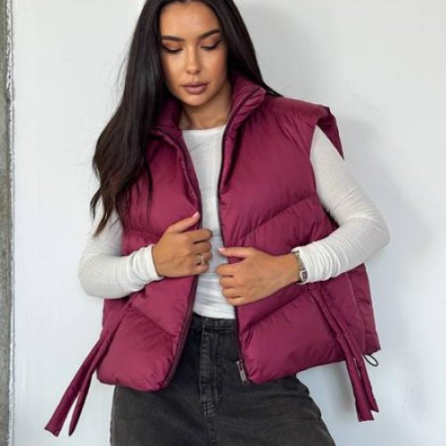 Жилетка Style Nadezhda (one size) 2499 wine (деми) Style Nadezhda 2499 wine