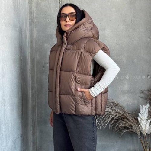 Жилетка Style Nadezhda (one size) 2536 beige (деми) Style Nadezhda 2536 beige