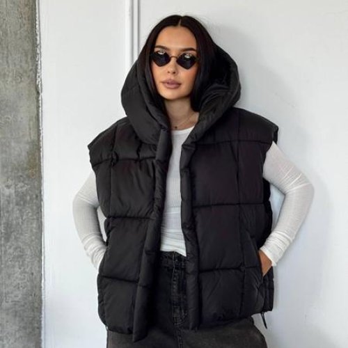 Жилетка Style Nadezhda (one size) 2536 black (деми) Style Nadezhda 2536 black