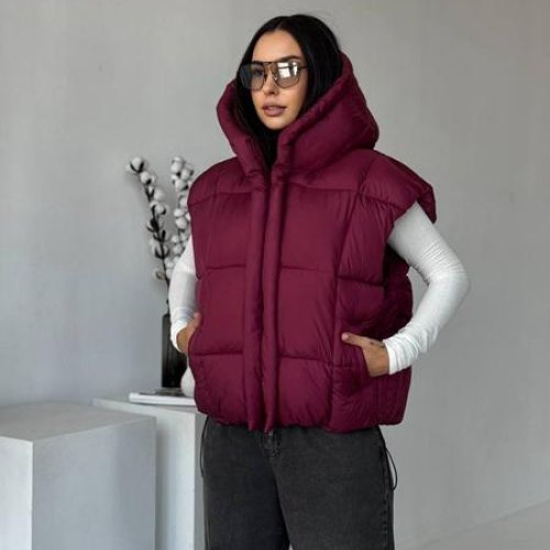 Жилетка Style Nadezhda (one size) 2536 wine (деми) Style Nadezhda 2536 wine