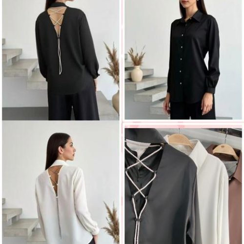 Блузка Style Nadezhda (one size) 1621 white (деми) Style Nadezhda 1621 white