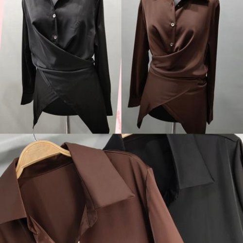 Блузка Style Nadezhda (one size) 1655 brown (деми) Style Nadezhda 1655 brown