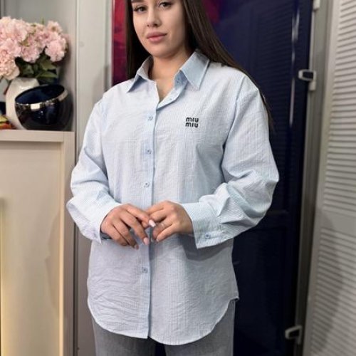 Рубашка Style Nadezhda (one size) 189 l.blue (деми) Style Nadezhda 189 l.blue