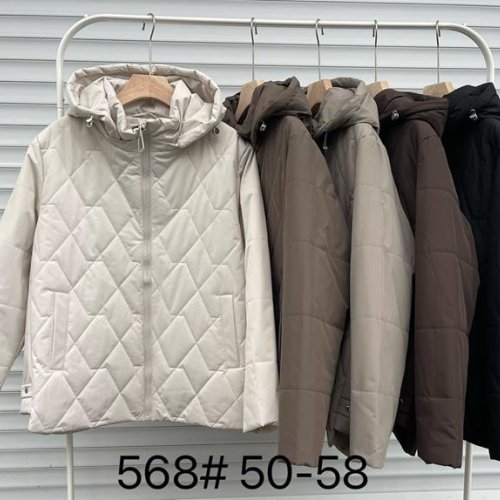 Куртка Style Nadezhda (50-58) 568 brown (деми) Style Nadezhda 568 brown