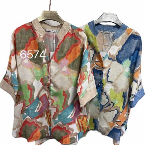 Блузка Style Nadezhda (44-50) 6574 l.blue (лето) Style Nadezhda 6574 l.blue