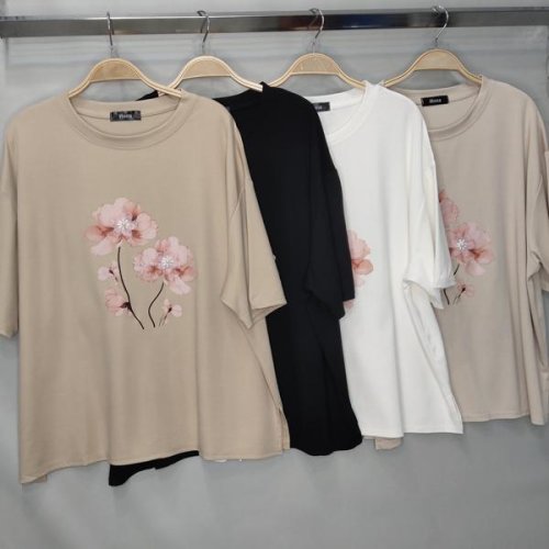 Футболка Style Nadezhda (one size) 7079 d.beige (лето) Style Nadezhda 7079 d.beige