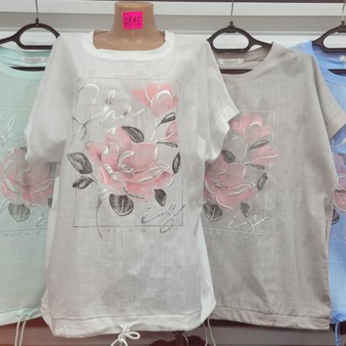 Футболка Style Nadezhda (XL-4XL) 7815 grey (лето) Style Nadezhda 7815 grey