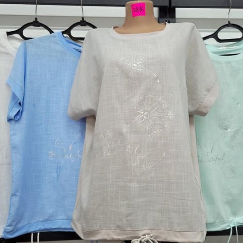 Футболка Style Nadezhda (XL-4XL) 7816 white (лето) Style Nadezhda 7816 white