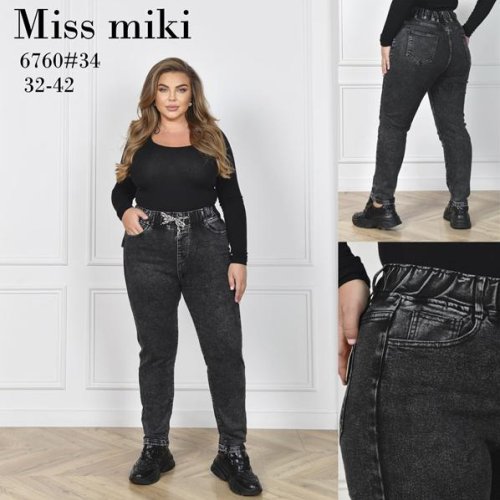 Джинсы Jeans Club (32-42) 6760 d.grey (деми) Jeans Club 6760 d.grey